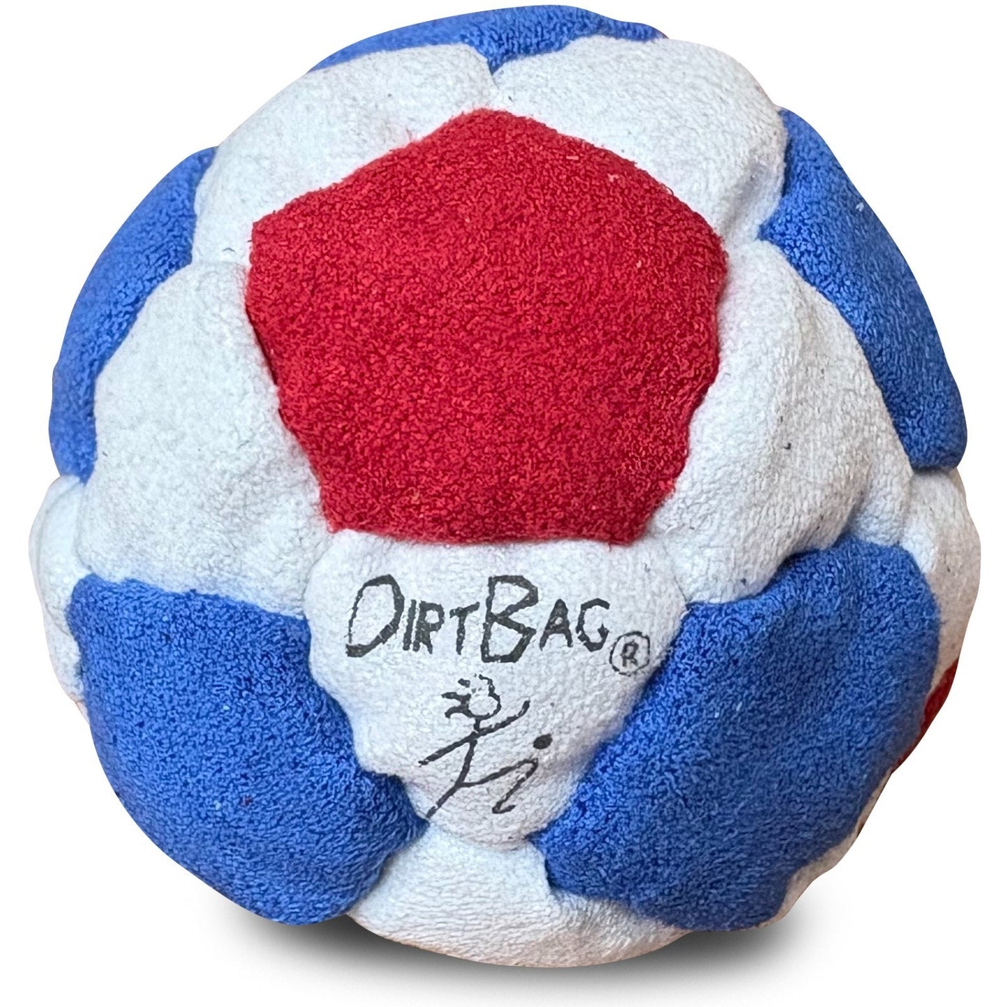 🔥World Footbag Dirtbag 32 Hacky Sack RED/WHITE/BLUE BNWT🔥
