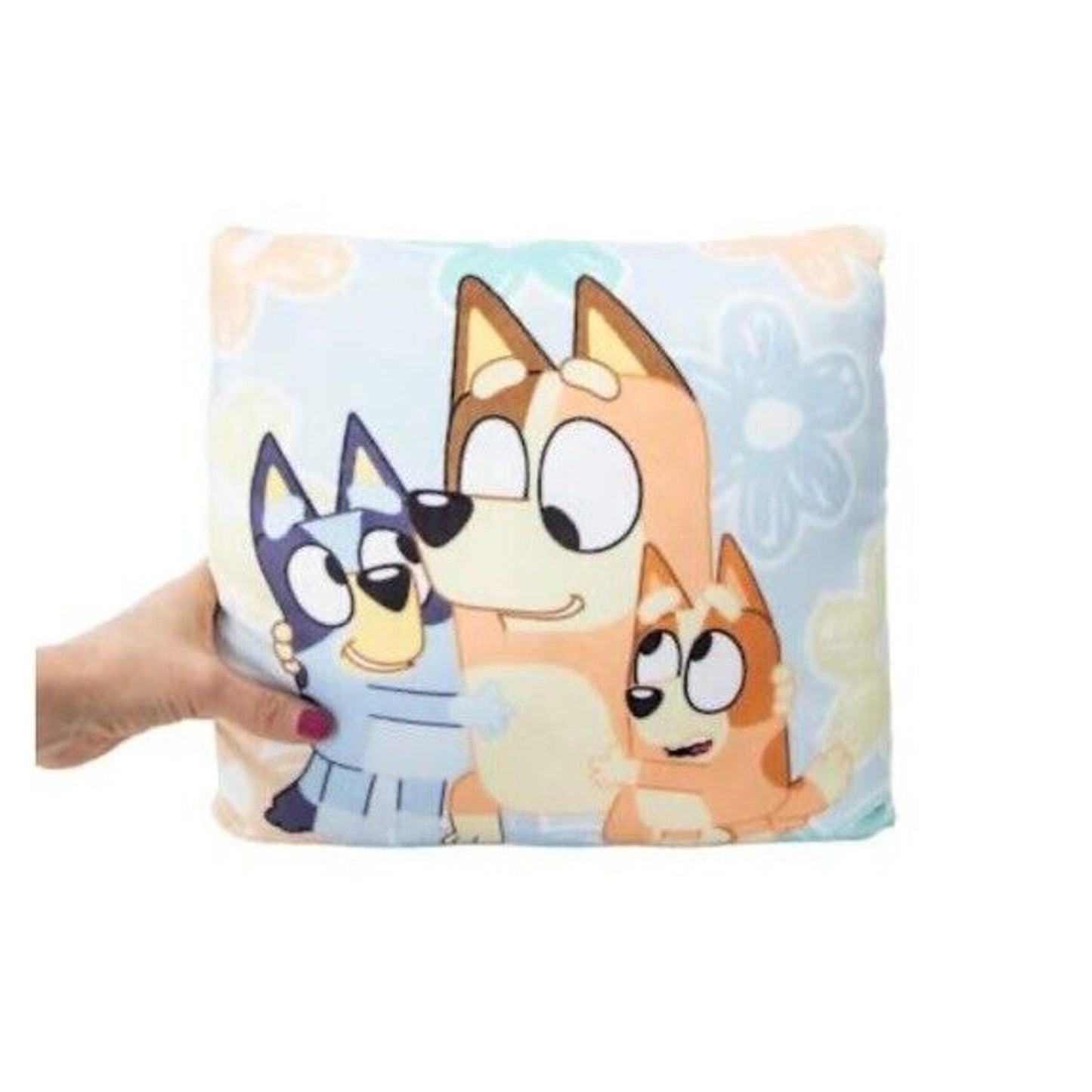 🔥Bluey Stars Travel Throw Pillow BNWT🔥