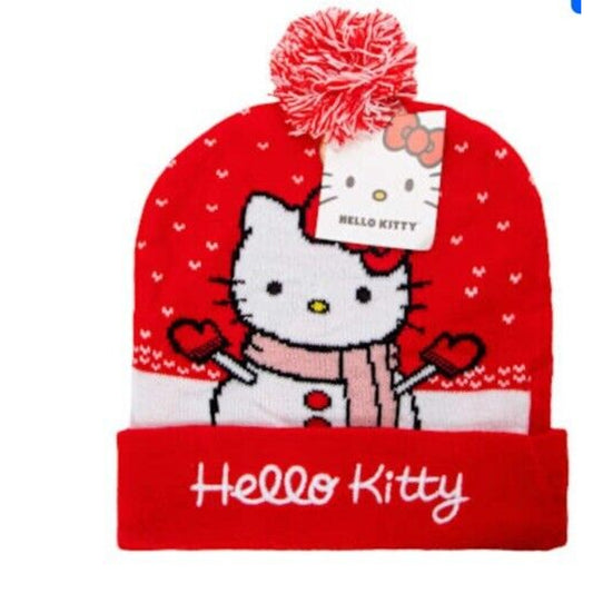🔥Sanrio Hello Kitty Embroidered Beanie BNWT🔥