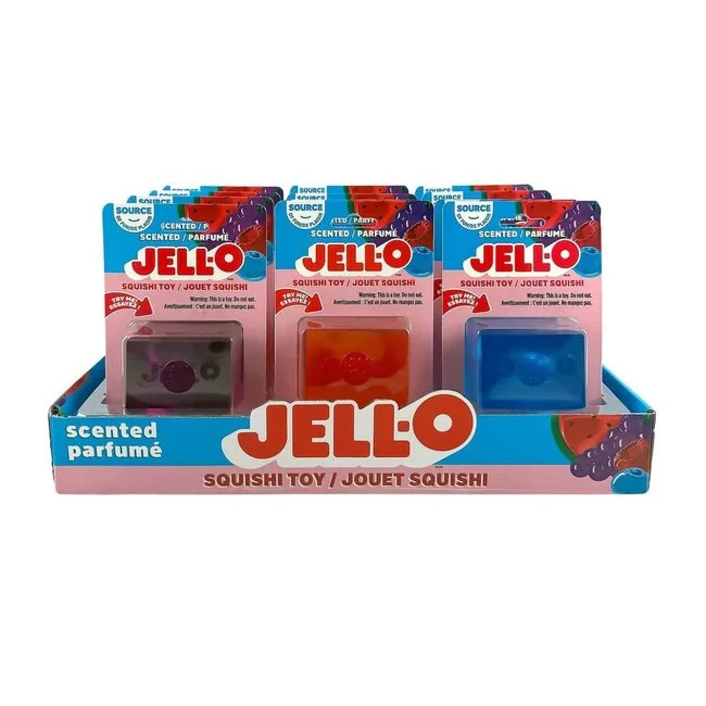 🔥JELL-O Brand Stretchy SQUISHY TOY Fidget Squeeze Red Viral TIKTOK BNWT🔥