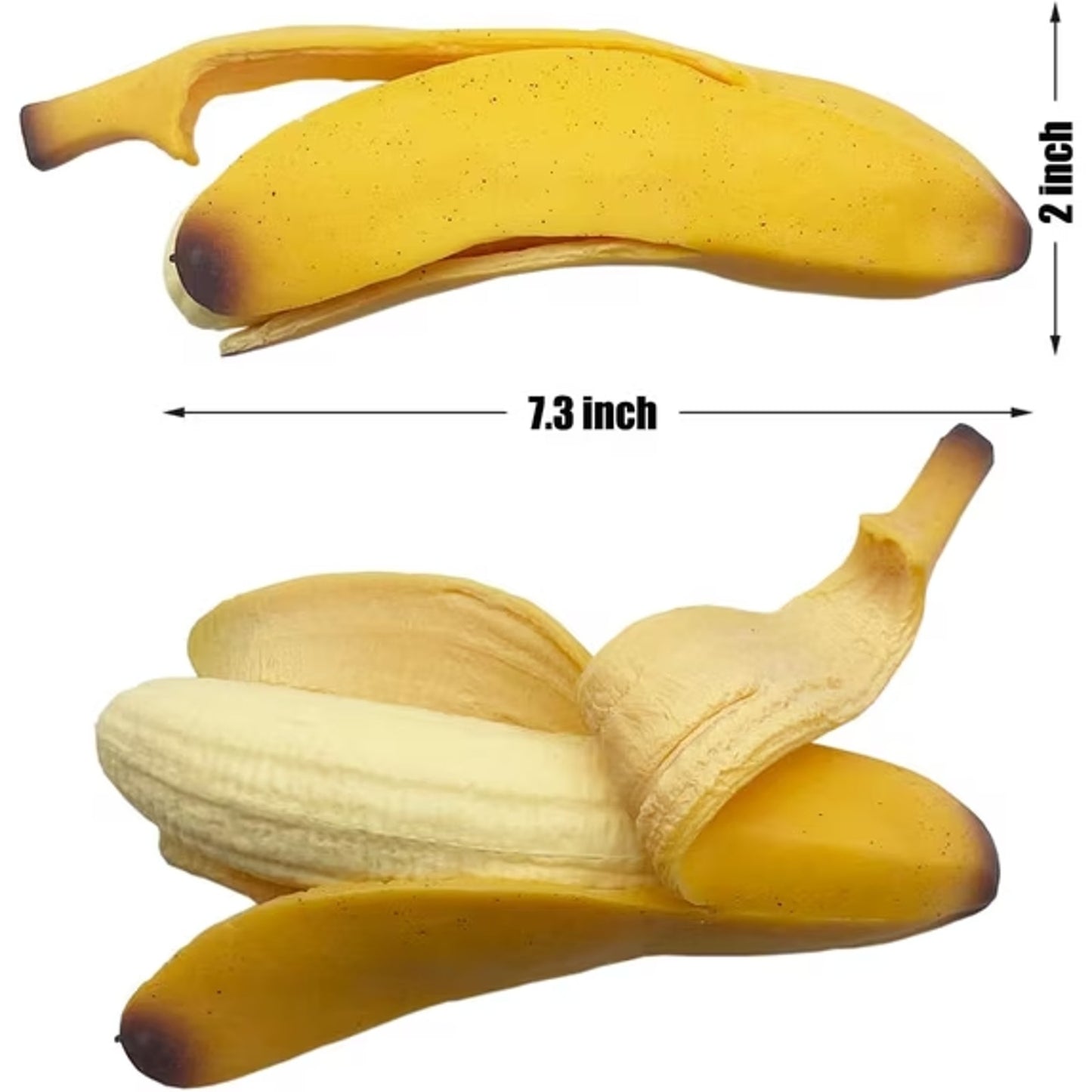 🔥Banana Peel Stress Reliever Toy Squishy Stretchy BNWT🔥