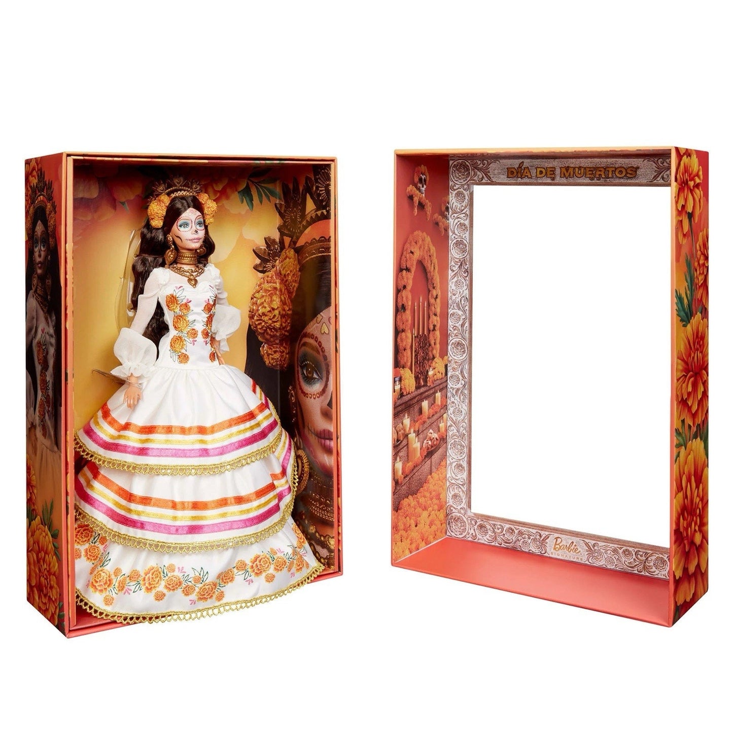 🔥2025 Barbie Día De Muertos Doll with Cempasúchil Gown BNWT🔥