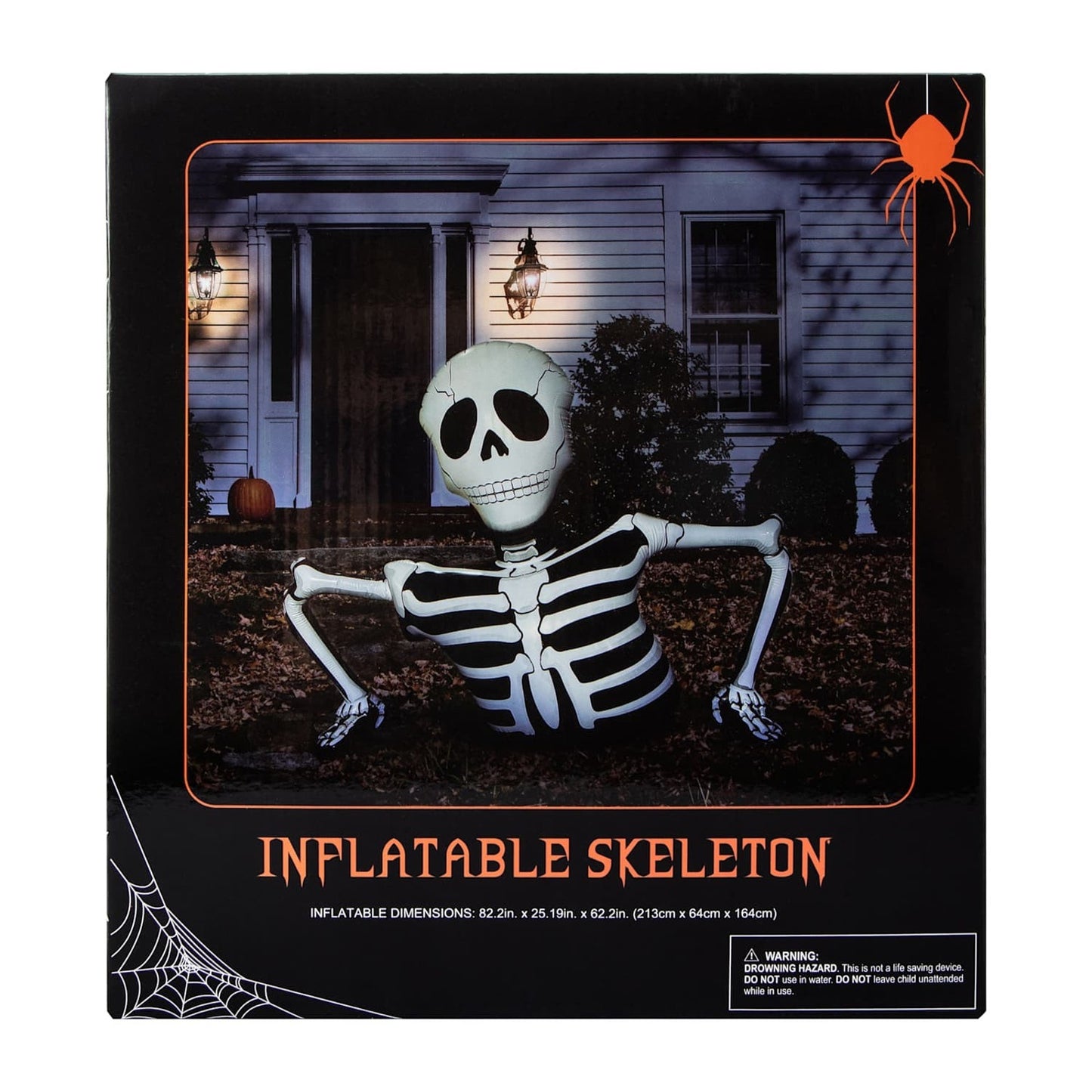 🔥Halloween Inflatable Skeleton 82.2in x 25.19in x 62.2in BNWT🔥