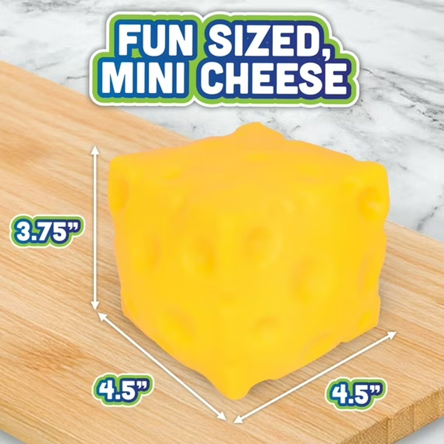 🔥Toymendous Squeeze Cheese Squishy Stress Toy - TIKTOK VIRAL BNWT🔥