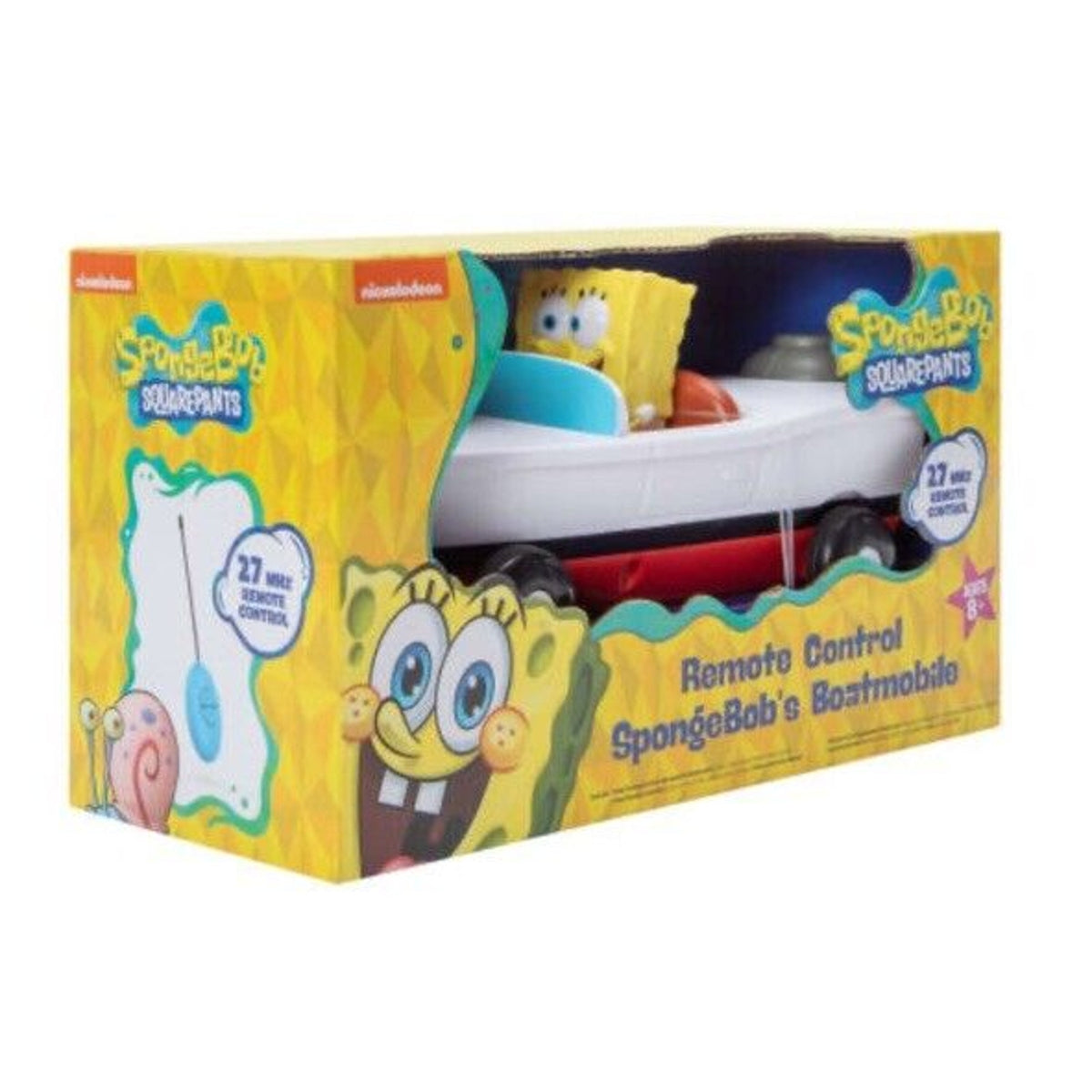 🔥Spongebob Squarepants Remote Control SpongeBob's Boatmobile BNIB🔥