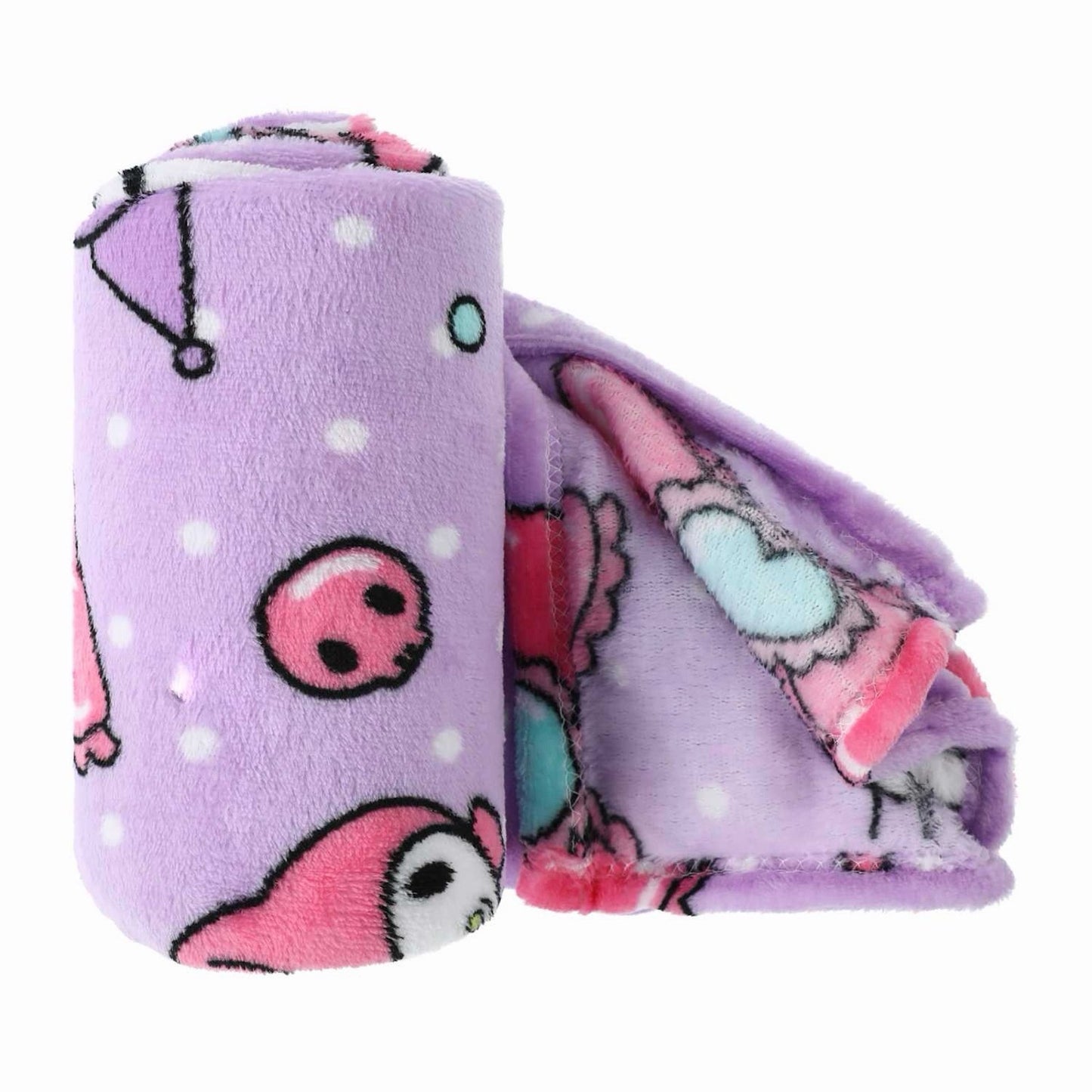 🔥SANRIO HELLO KITTY PLUSH SILK TOUCH THROW BLANKET 40 X 50" BNWT🔥