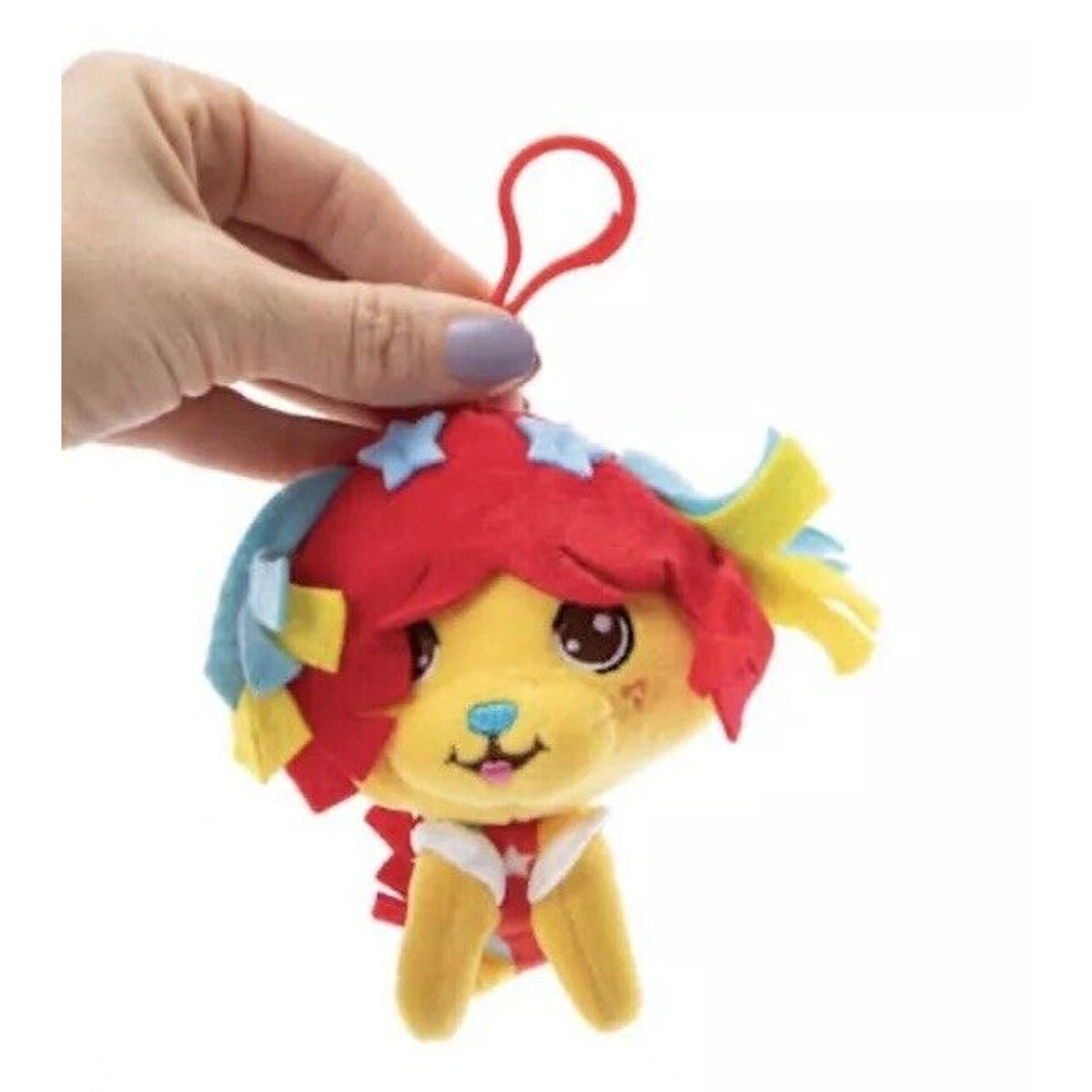 🔥CheeBee Rainbow Brite Puppy Brite 4" PLUSH Backpack Clip Keychain BNWT🔥
