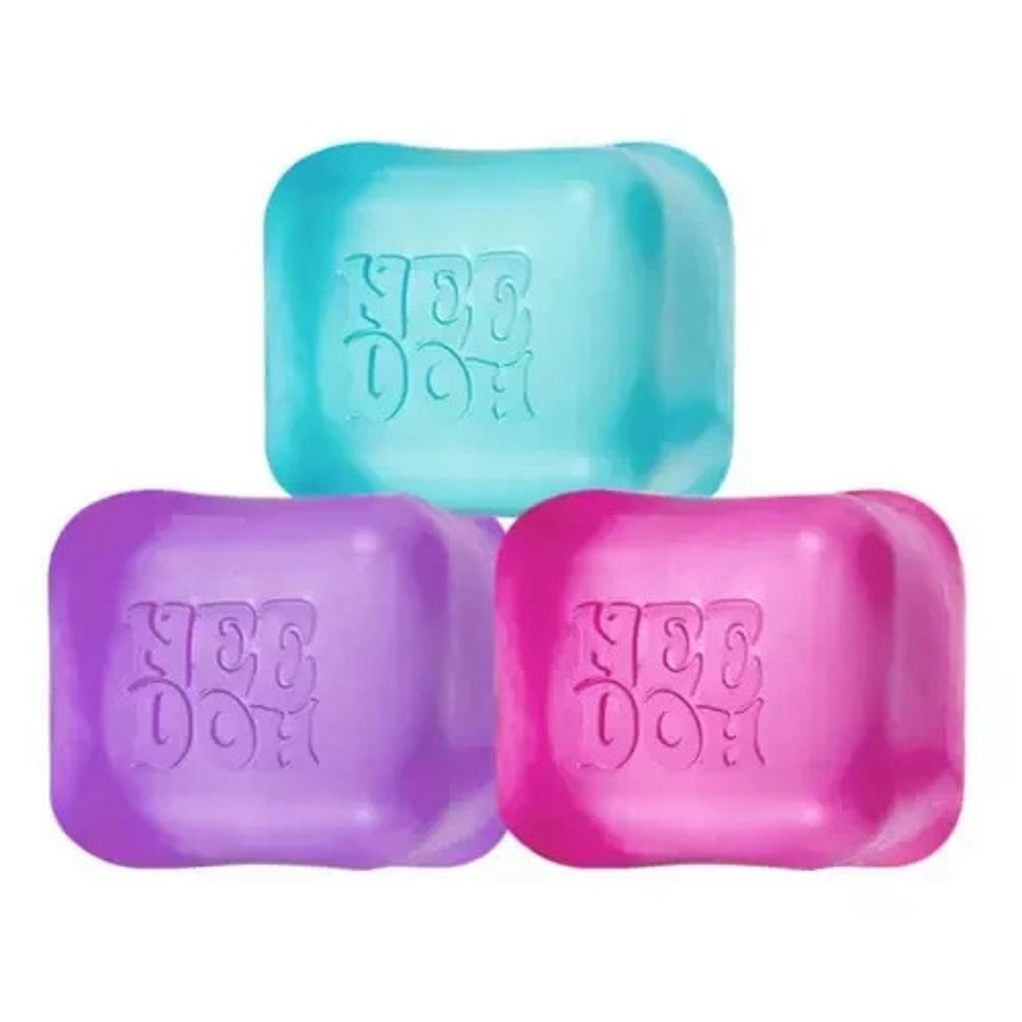 🔥NeeDoh Nice Ice Baby Sensory & Stress Super Solid Squeeze Toy 1.25" PINK NWT🔥