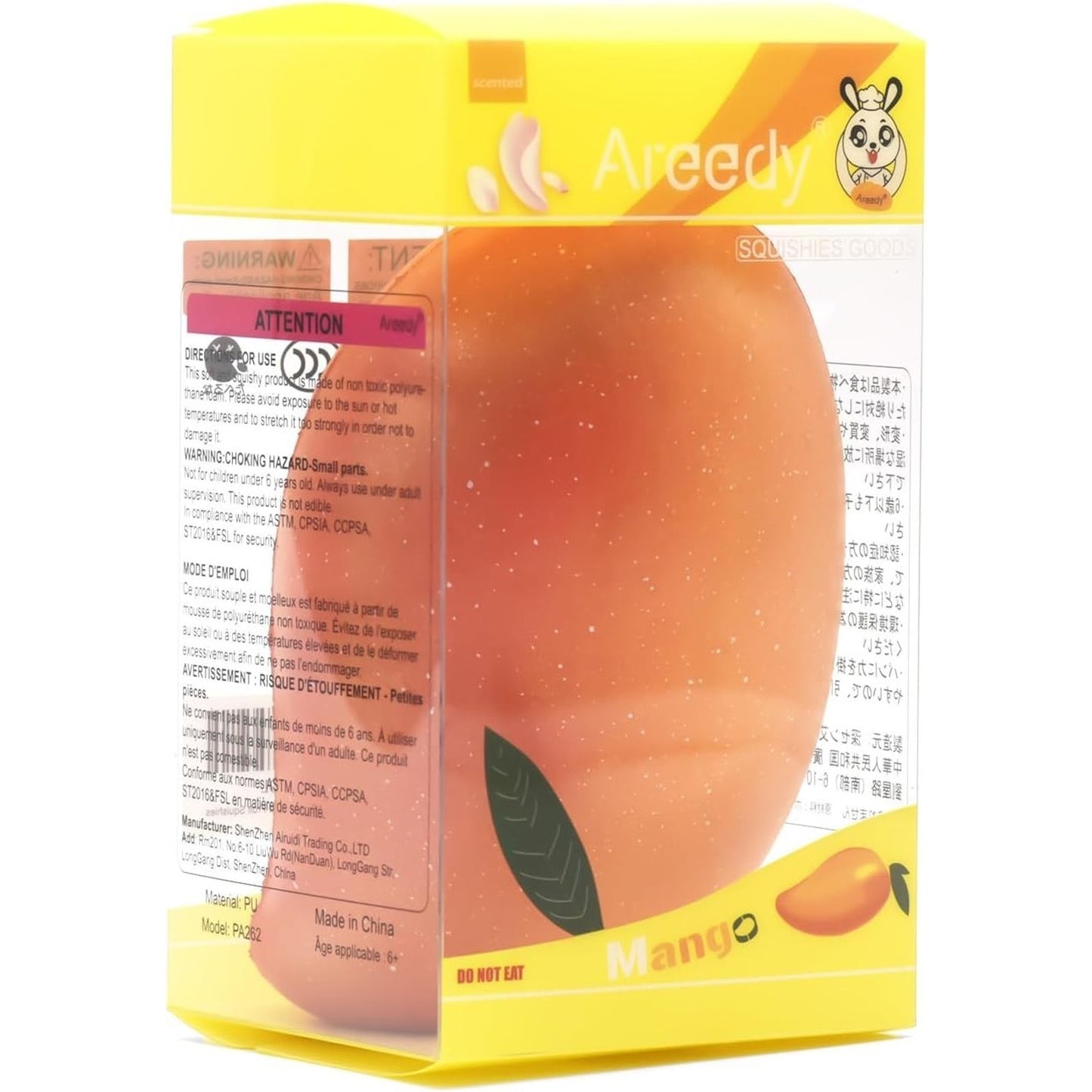 🔥Squishy Gold Mango Colossal Slow Rising Scented Fruit Squishies BNWT🔥