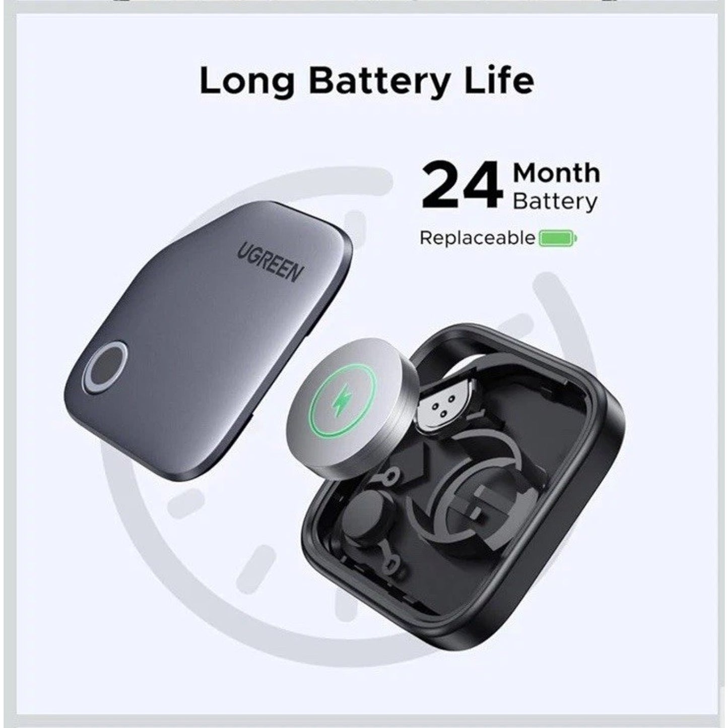 🔥UGREEN FineTrack BT Tracker Tag Smart Finder Apple Devices Compatibility NWT🔥