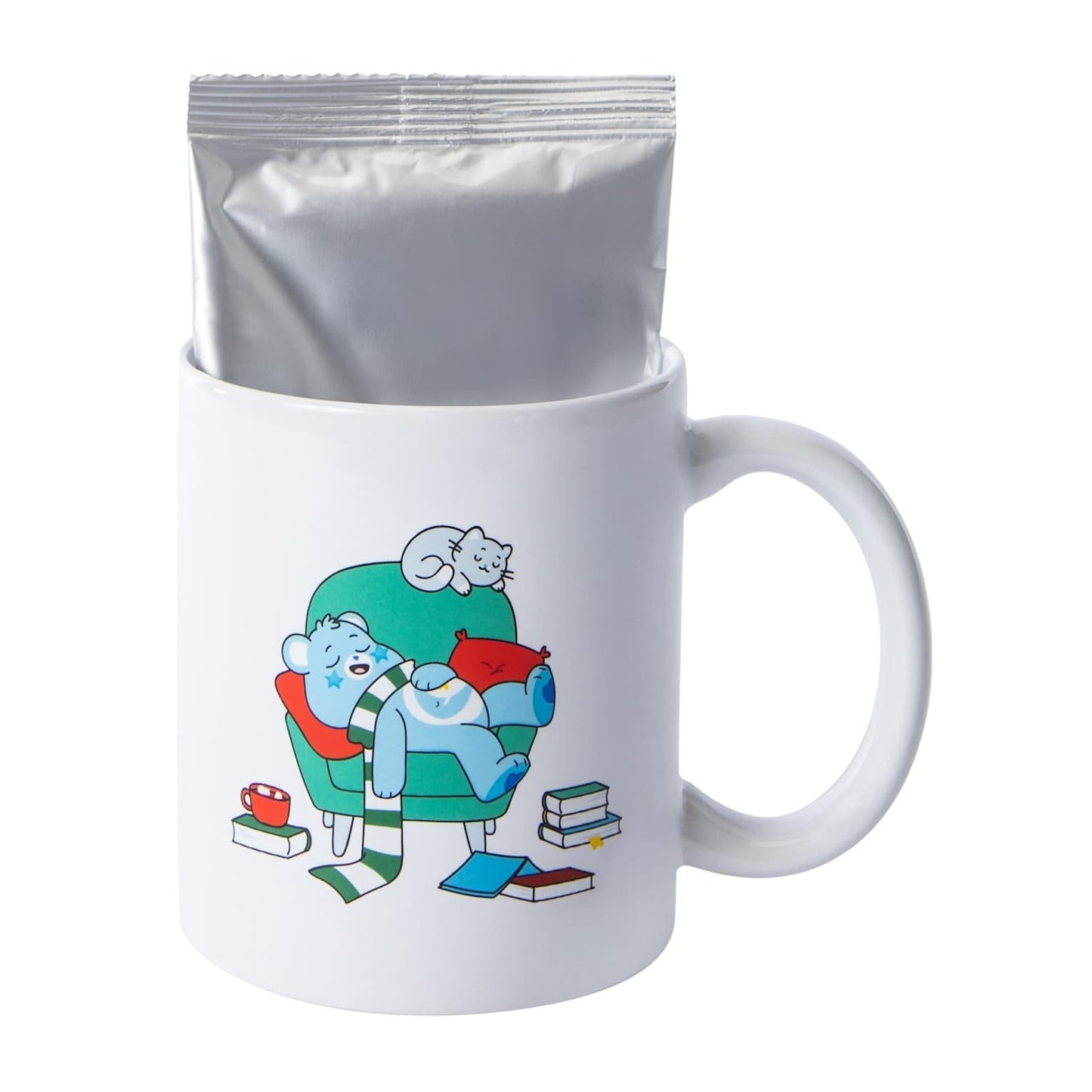 🔥Christmas Care Bears Mug with HOT COCOA MIX BNWT🔥