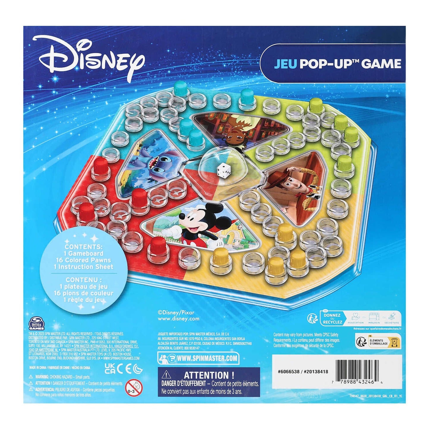 🔥Disney's Pop-Up Spin Master Game BNWT🔥