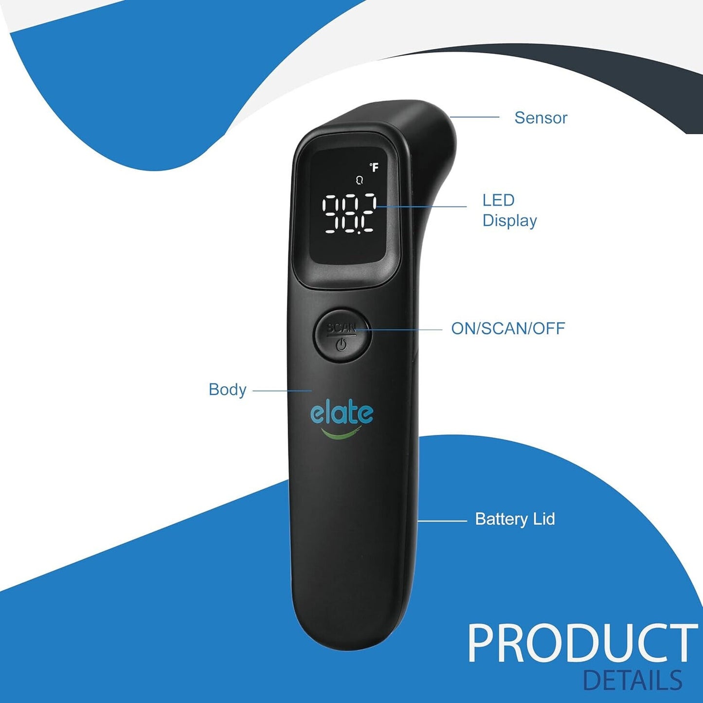 🔥NON-CONTACT Thermometer Body Forehead Infrared Digital Adult Baby BNWT🔥