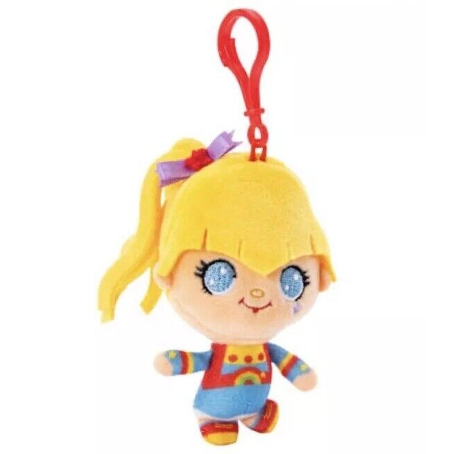🔥CheeBee Rainbow Brite 4" PLUSH Backpack Clip Keychain BNWT🔥