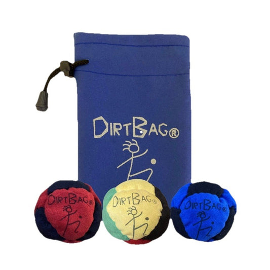 🔥World Footbag DirtBag Classic 3 pk Footbag Hacky Sack BNWT🔥
