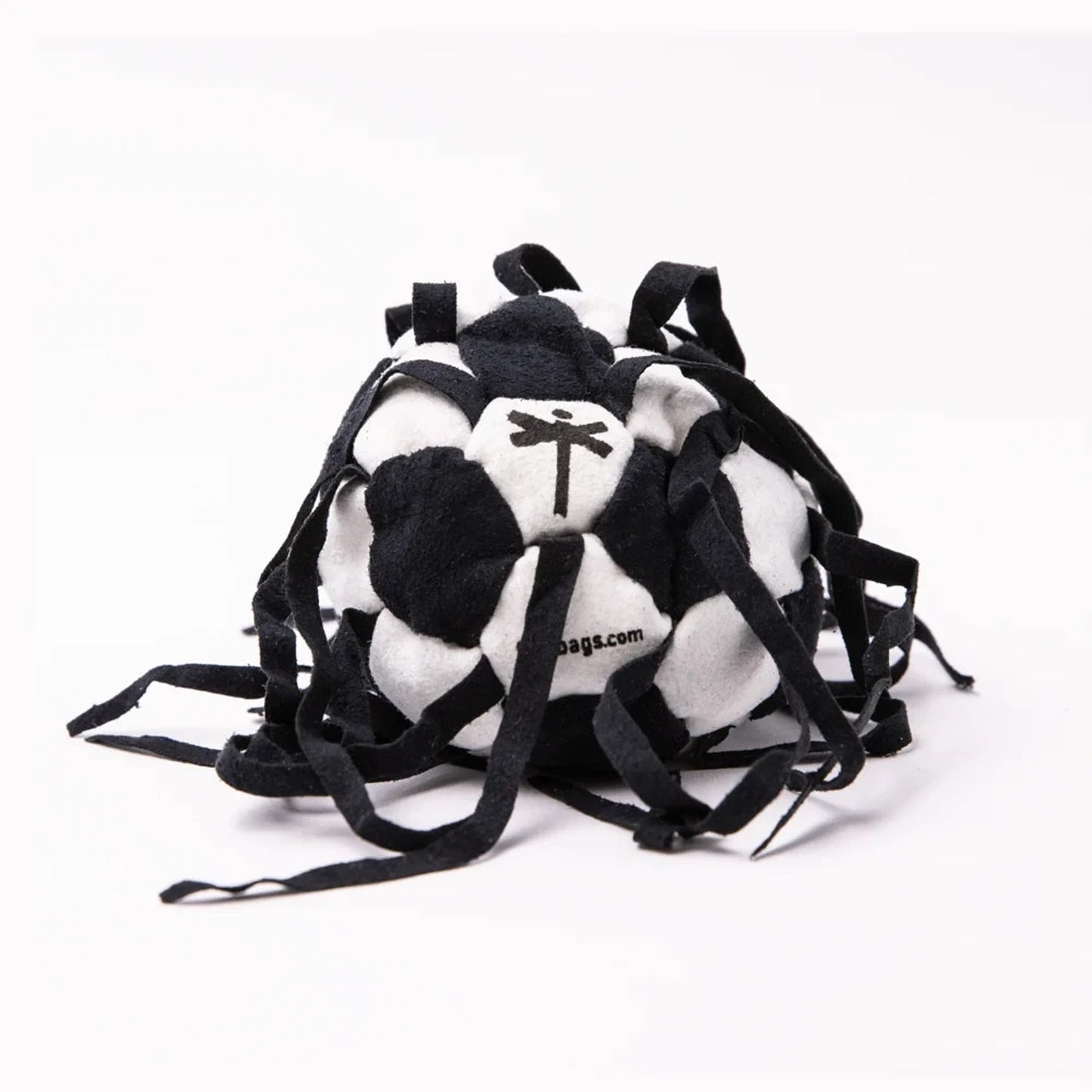 🔥Dragonfly Footbags Hairball 32 Plastic Fill BLACK/WHITE BNWT🔥
