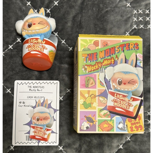 🔥POP MART Labubu The Monsters Wacky Mart Series 100% Authentic Cup o’Noodles🔥