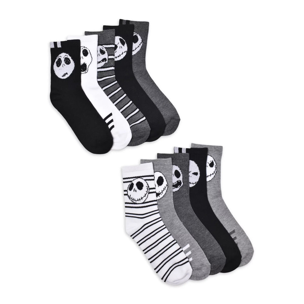 🔥The Nightmare Before Christmas Women's Jack Skellington Graphic Crew Socks🔥