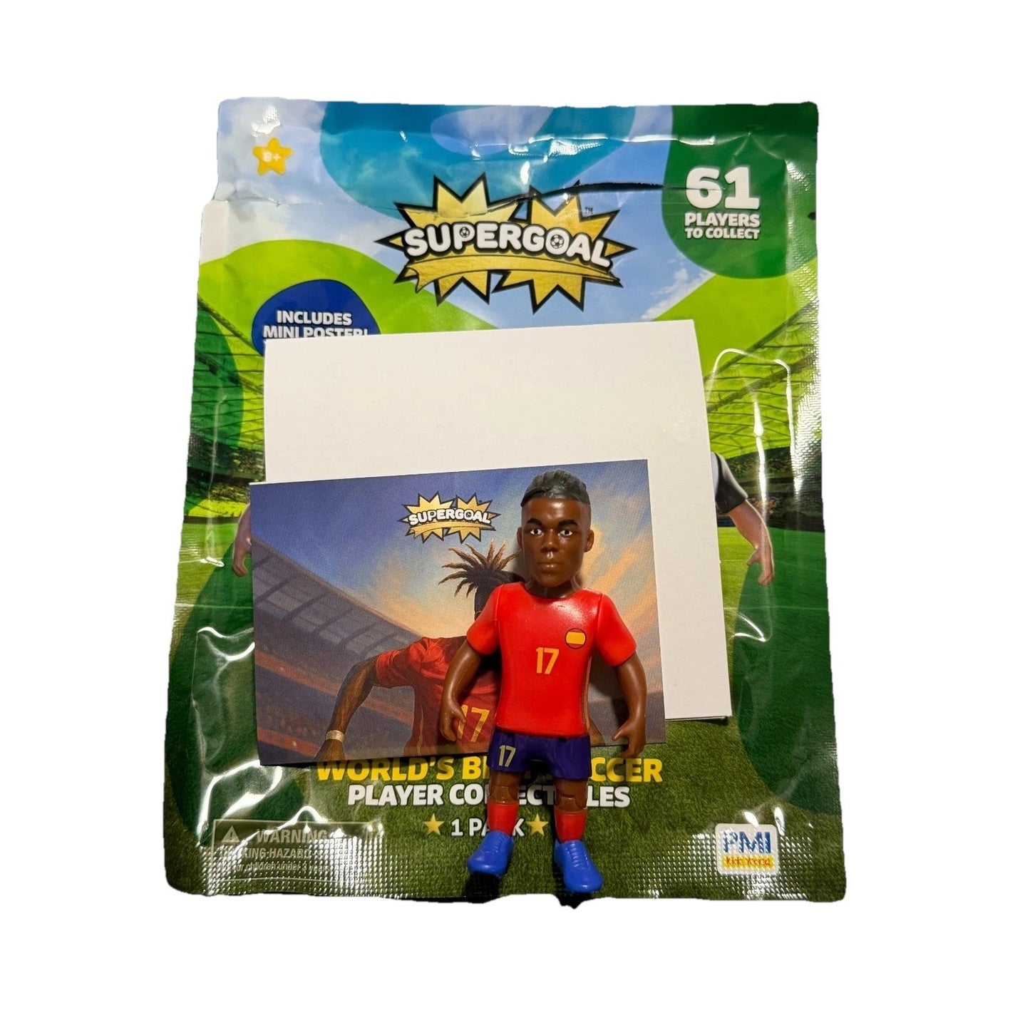 🔥Lot Of 5 World Cup Supergoal Best Soccer Collectible Figures Blind Bag BNWT🔥