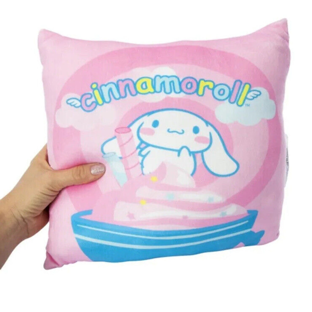 🔥Sanrio Hello Kitty Throw Pillow Cinnamoroll 13"x13" Cloud Pillow BNWT🔥
