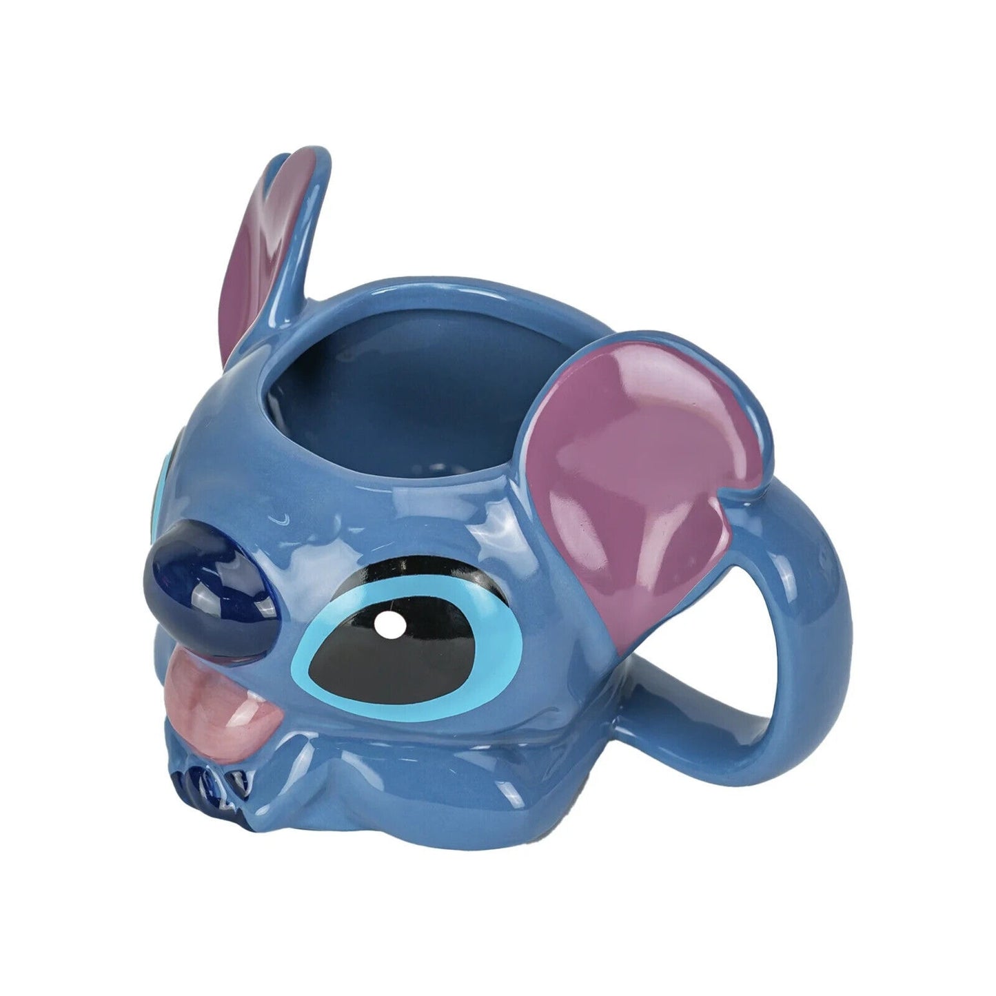 🔥Disney Lilo & Stitch Experiment 626 Face 3D Sculpted Ceramic Mug 16 Oz NWT💥