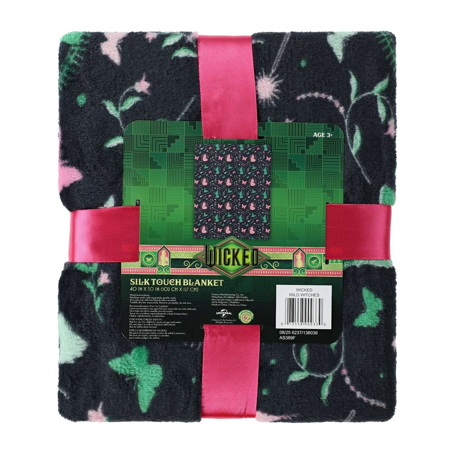 🔥Wicked Silk Touch Blanket 40 x 50 BNWT🔥