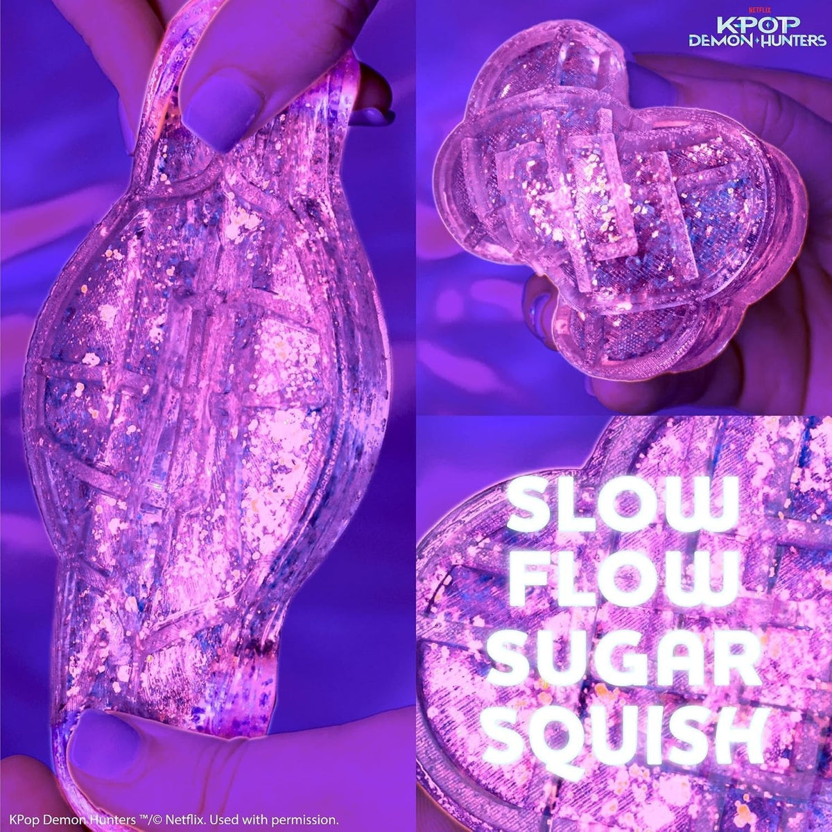 🔥KPop Demon Hunters SlimyGloop Gelli Gels Huntr /X Squeeze Toy BNWT🔥