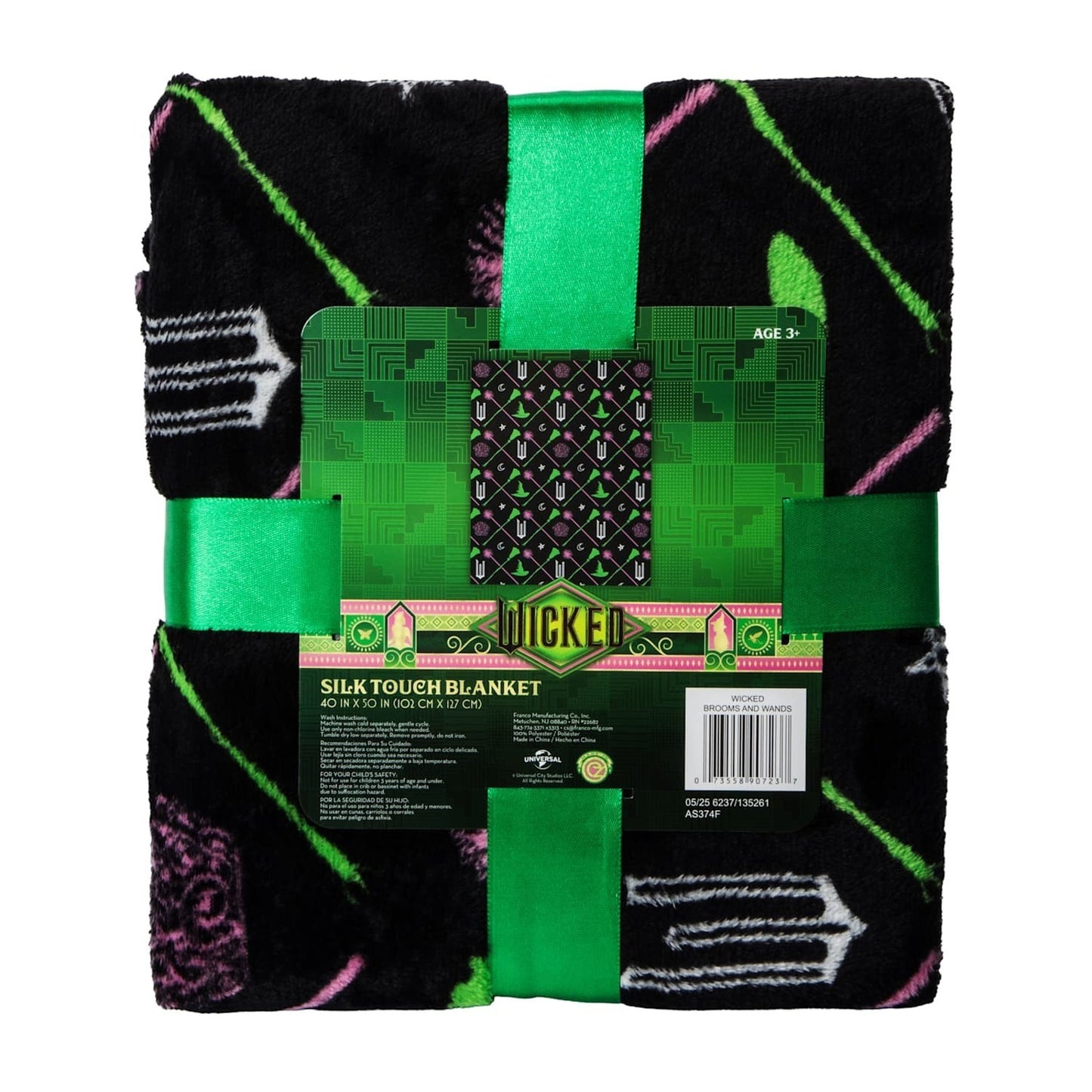 🔥Wicked Silk Touch Blanket 40 x 50 BNWT🔥