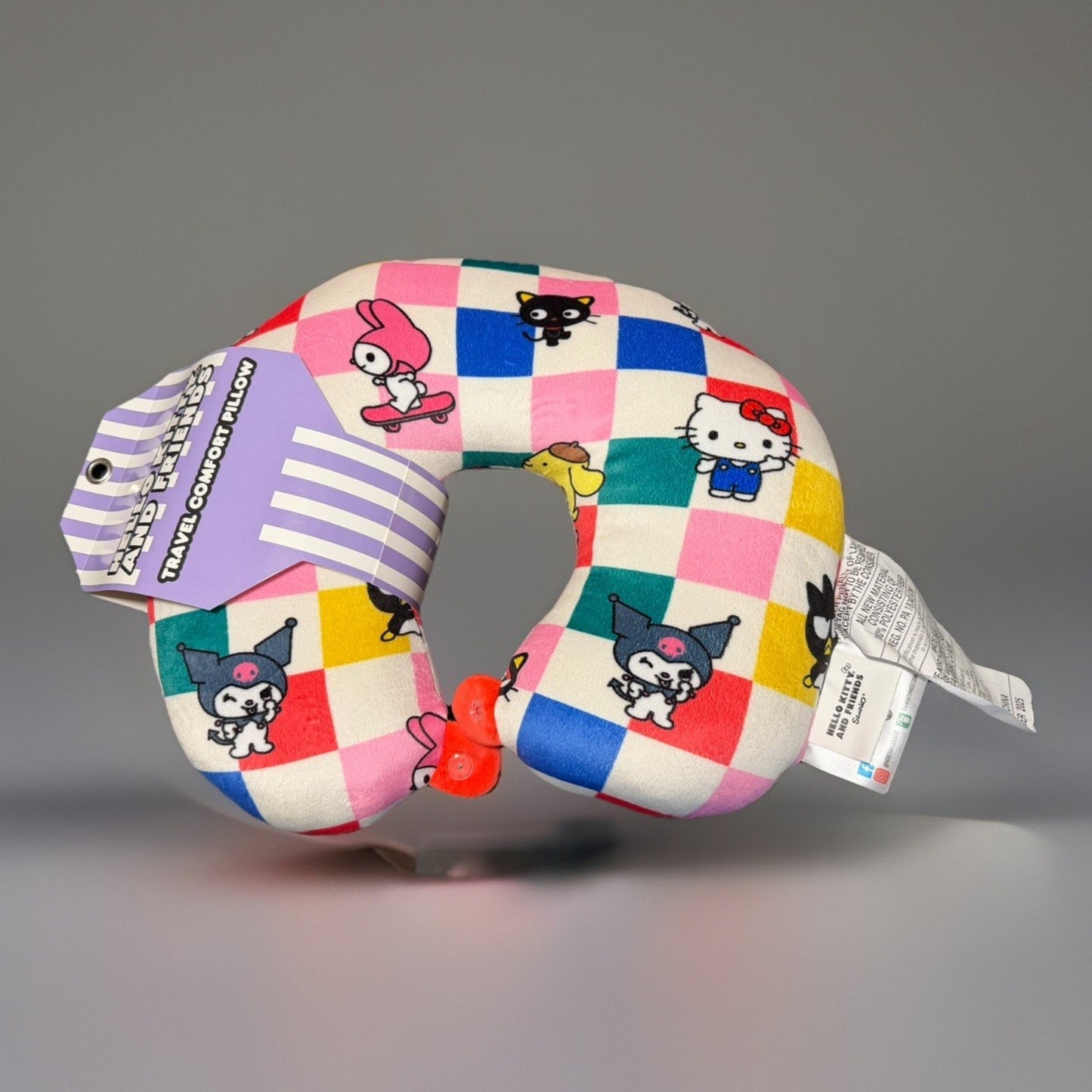 🔥Sanrio Hello Kitty Neck Travel Sleep Pillow 12” x 13” BNWT🔥