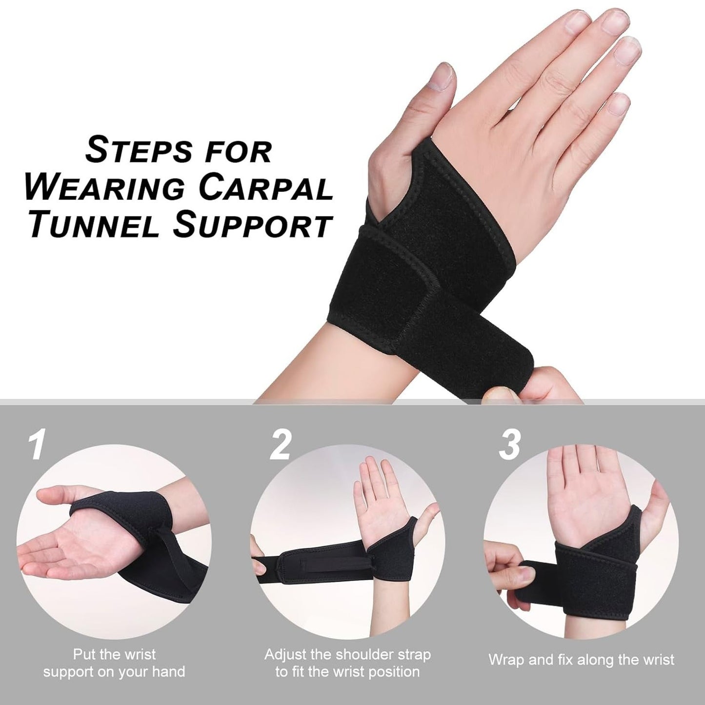 🔥Wrist Brace Ultra-Thin Elastic for Tear Fits Both Wrists Universal Size BNWT🔥