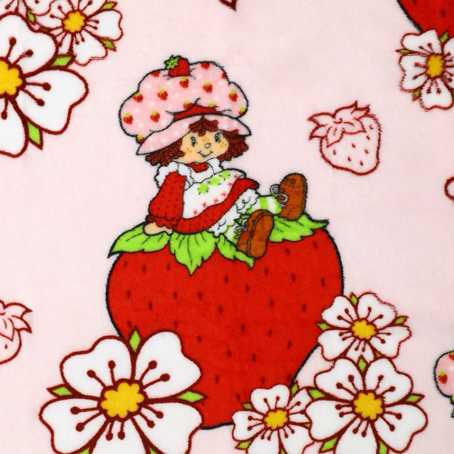🔥Strawberry Shortcake 40 x 50 Inch Silk Touch Throw Travel Blanket BNWT🔥