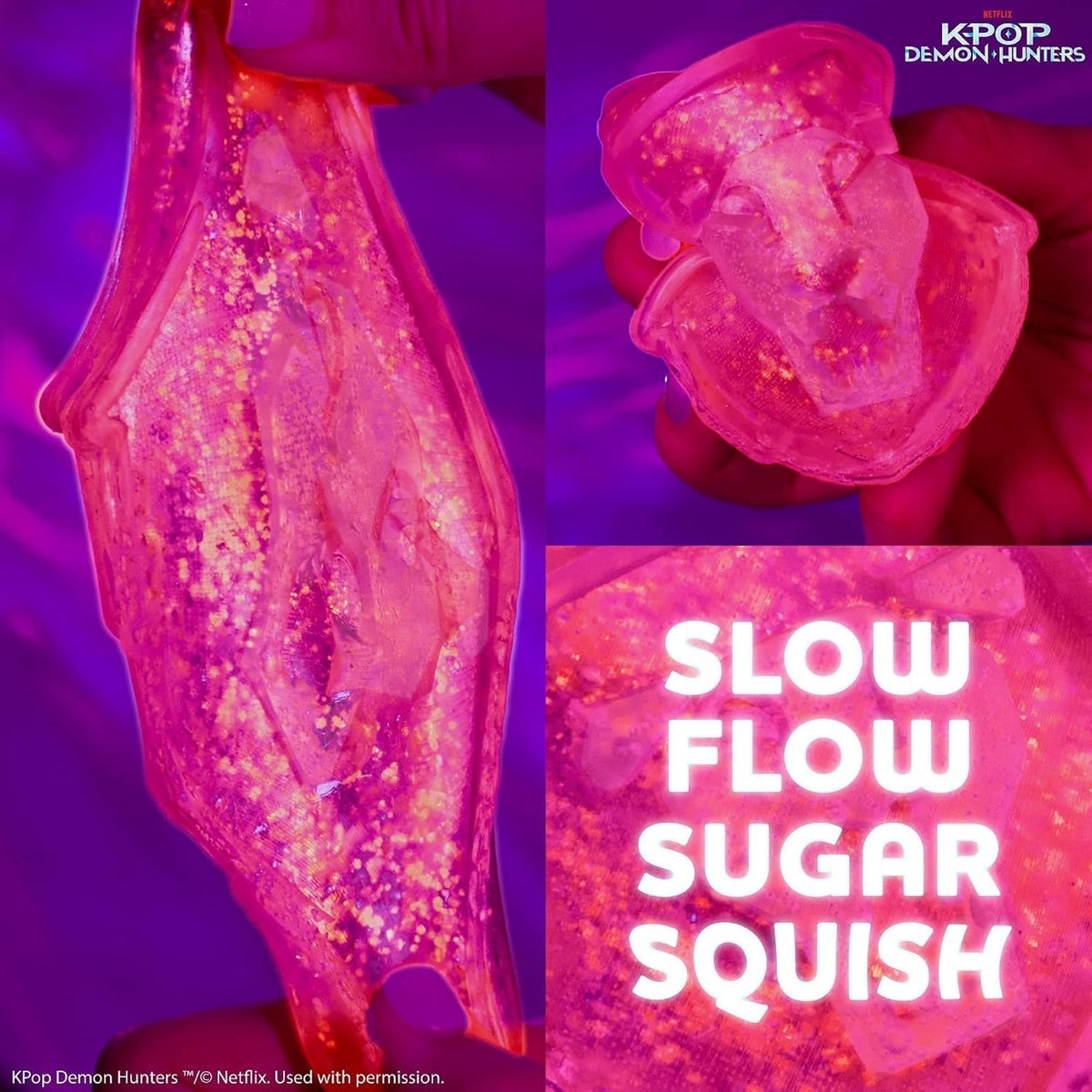 🔥KPop Demon Hunters SlimyGloop Gelli Gels Saja Boys Squeeze Toy BNWT🔥
