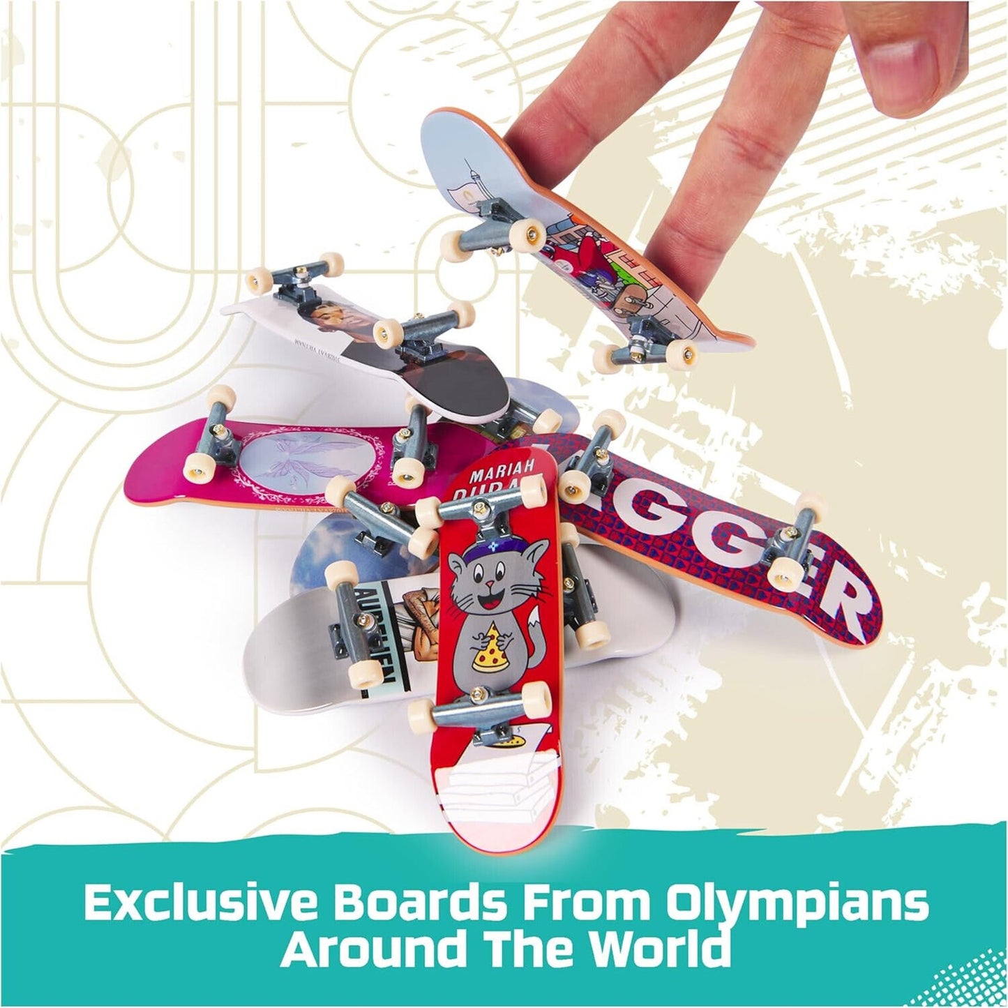 🔥Tech Deck Competition Legends 8-Pk Mini Skateboards Olympic Games Paris 2024🔥