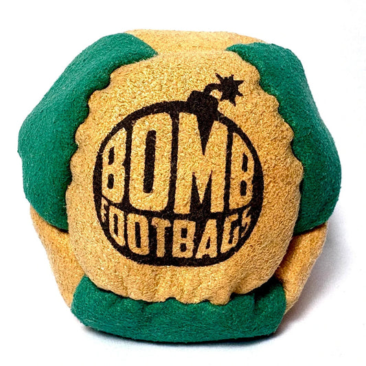🔥Bomb Footbags The Grenade V3 Hacky Sack Footbag TAN/FOREST NWT🔥