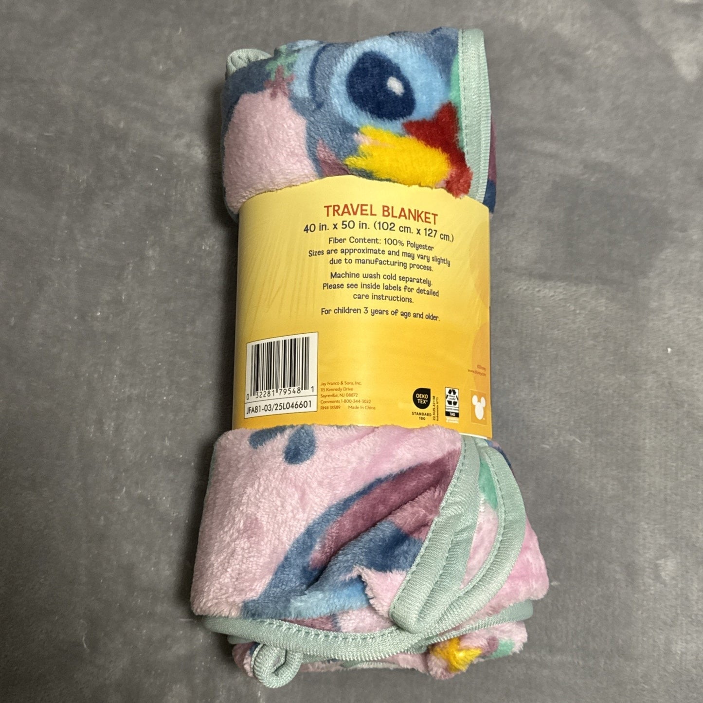 🔥Disney Stitch 40 x 50 Inch Silk Touch Throw Blanket BNWT🔥