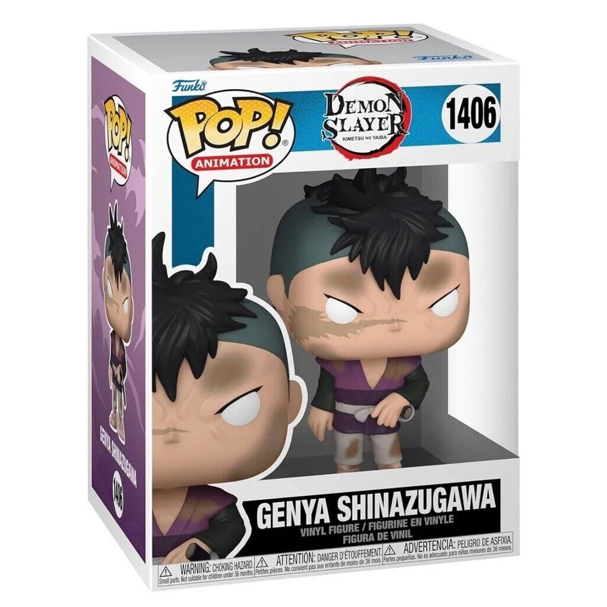 🔥Funko Pop! Animation: Demon Slayer - Genya Shinazugawa BNWT🔥