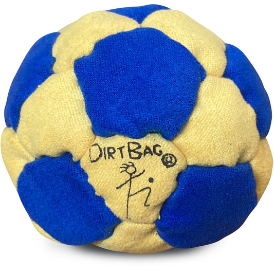 🔥World Footbag Dirtbag 32 Hacky Sack YELLOW/BLUE BNWT🔥