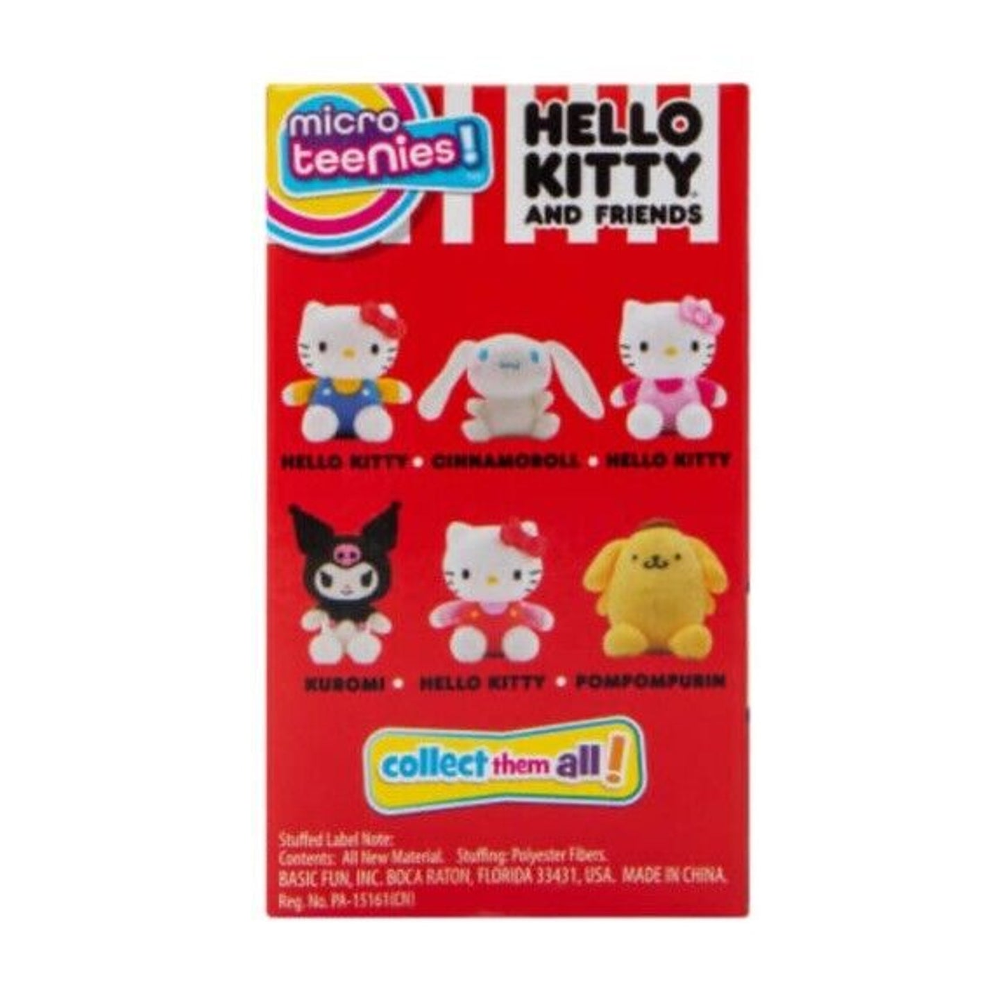🔥Micro Teenies Hello Kitty and Friends 3" Plush Toy Cinnamonroll BNWT🔥