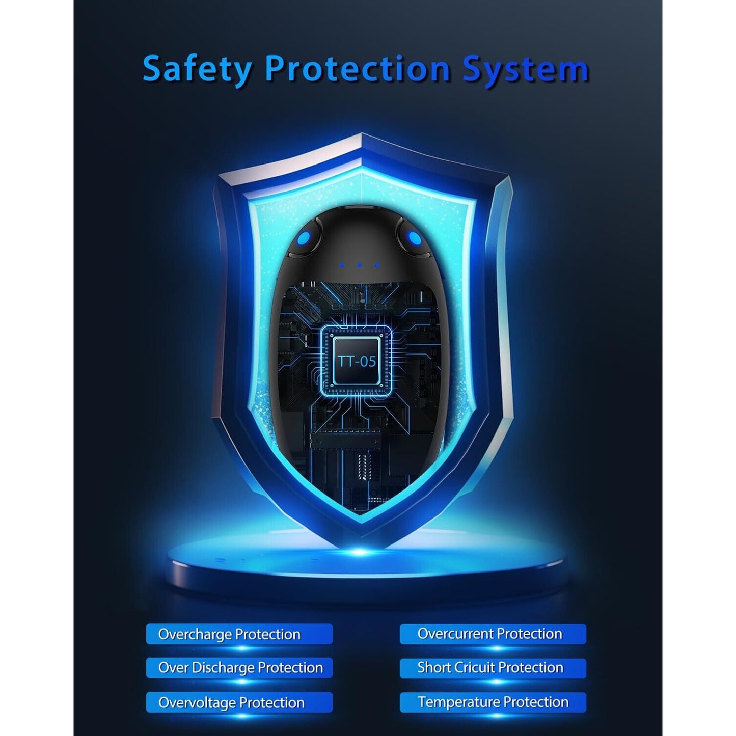 🔥2 Pack Portable Electric Pocket Hand Warmers Long Heating Double Warm BNWT🔥