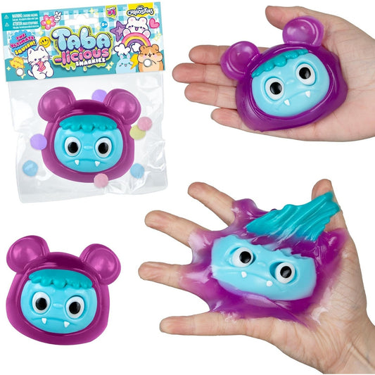 🔥Orb Curiosities Taba-licious BEAR Snarkies Teal Squishy Sensory Toy BNWT🔥