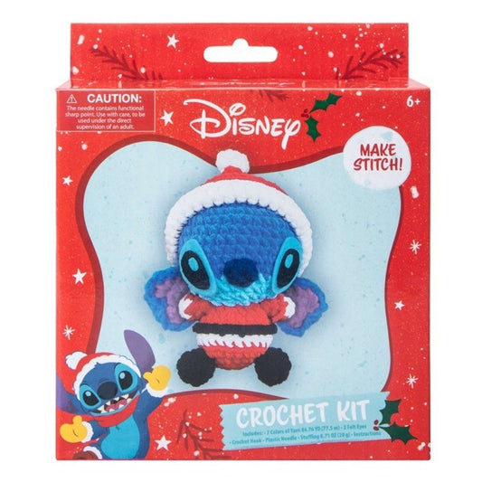 🔥Disney Lilo & Stitch Crochet Kit Make A Stitch As Santa Claus Christmas Plush