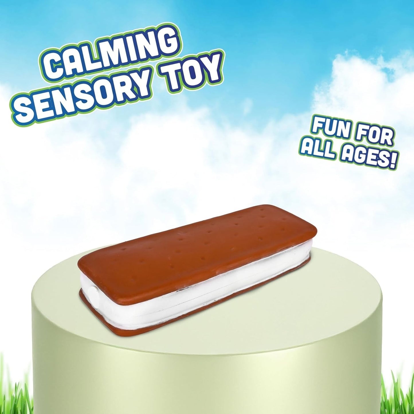 🔥Sunny Days Toymendous Ice Cream Sandwich Slow Rise Squish BNWT🔥