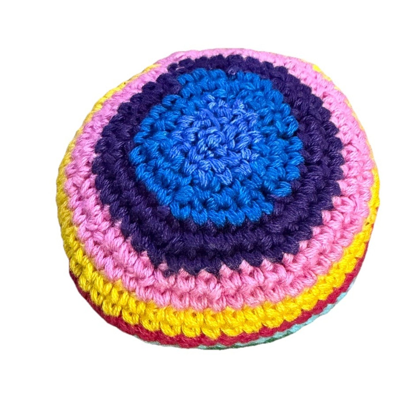 🔥World Footbag Boota Bag Crochet Hacky Rainbow 2 BNWT🔥