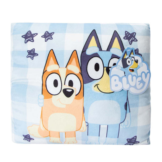 🔥Bluey Stars Travel Throw Pillow BNWT🔥
