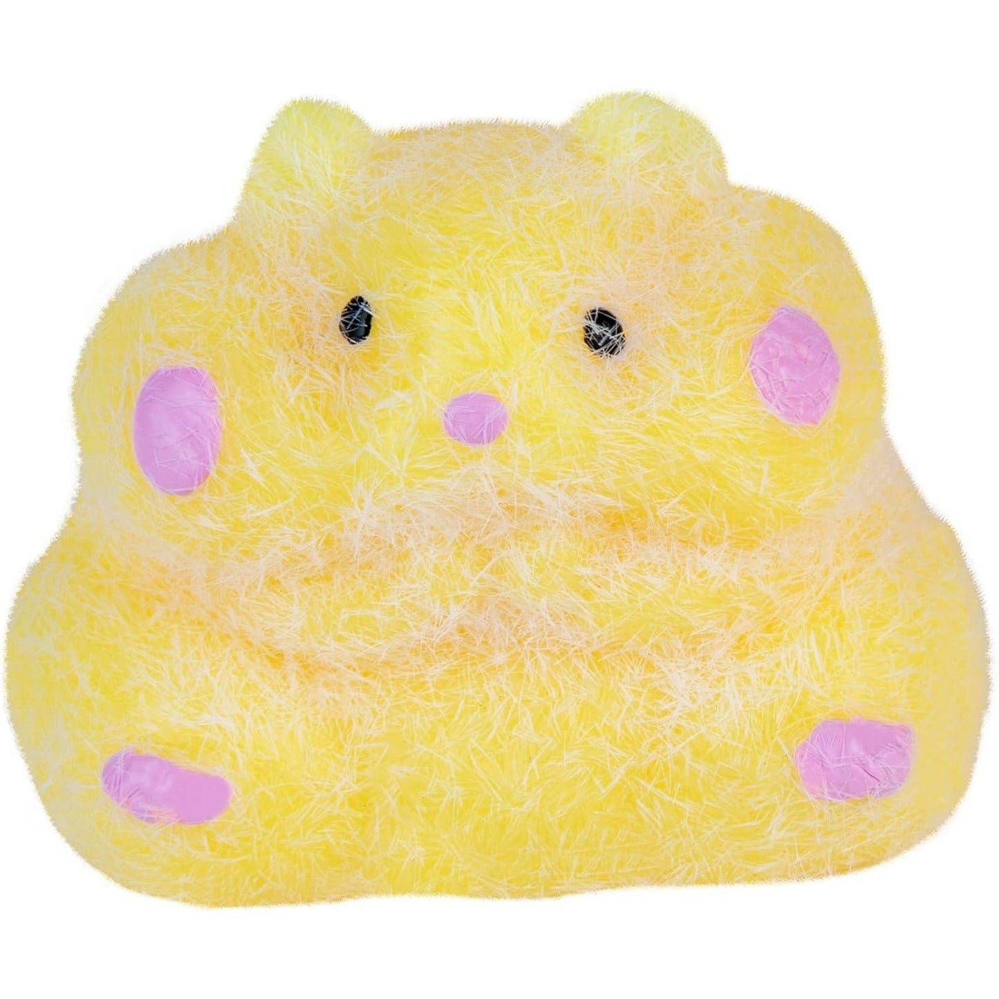 🔥Taba-Licious Curiosities Fluffs Hamster Squeeze Squishy Toy Yellow BNWT🔥