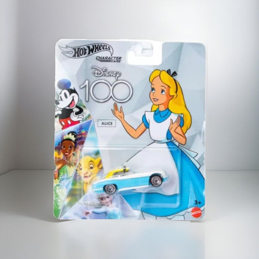 🔥Hot Wheels Character Cars Disney 100 Alice (BBHKV29) BNWT🔥