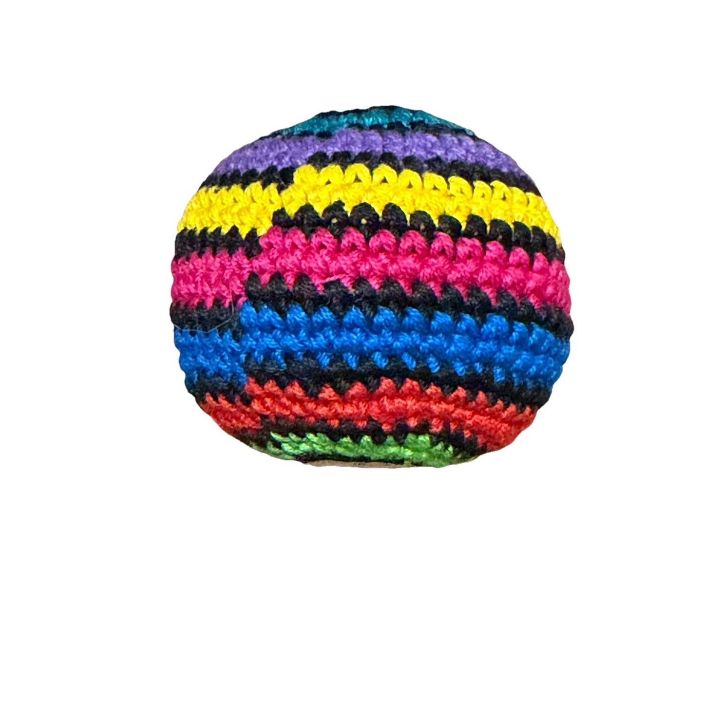 🔥World Footbag Boota Bag Crochet Hacky Rainbow BNWT🔥