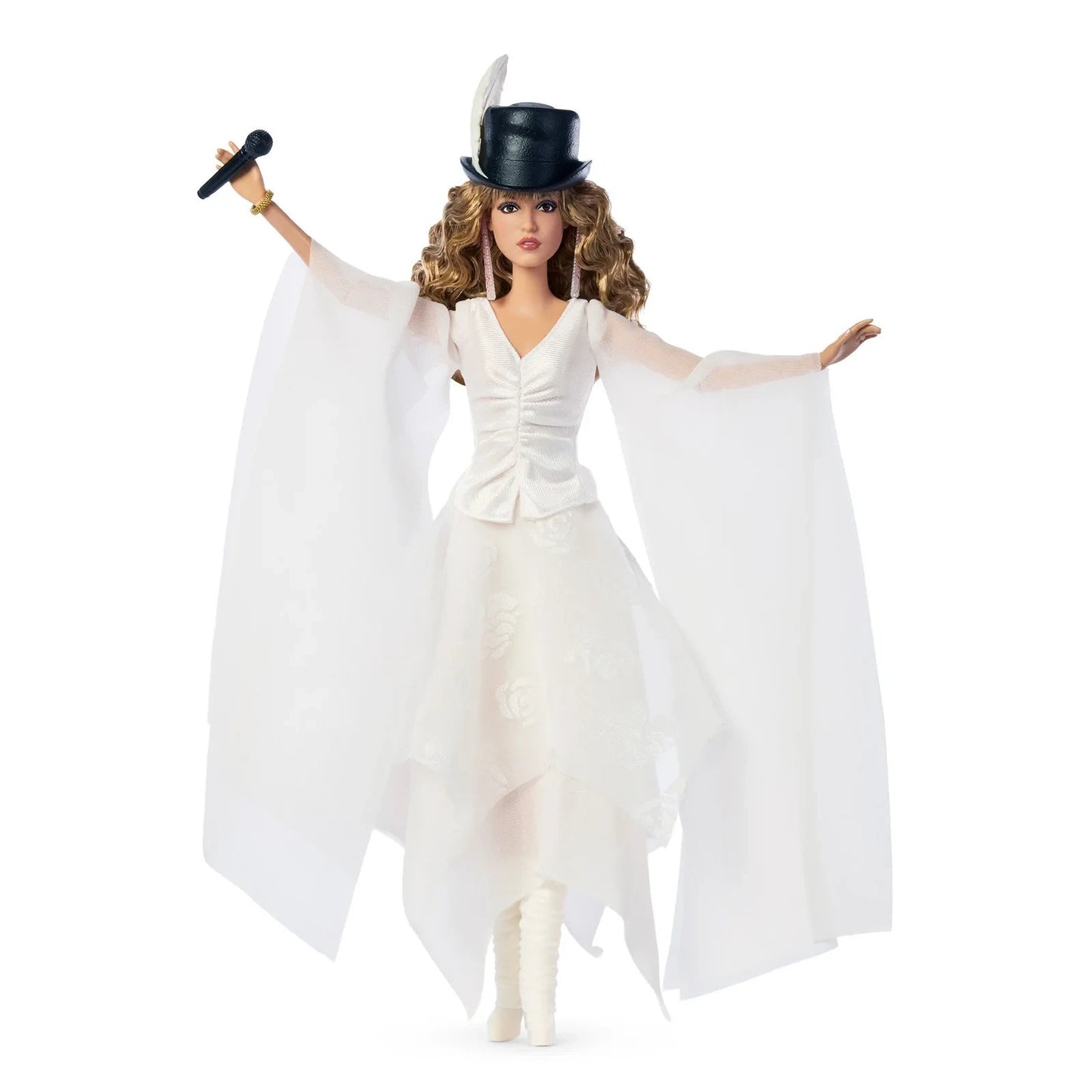 🔥Barbie Stevie Nicks Doll #2 Bella Donna White Dress BNWT🔥
