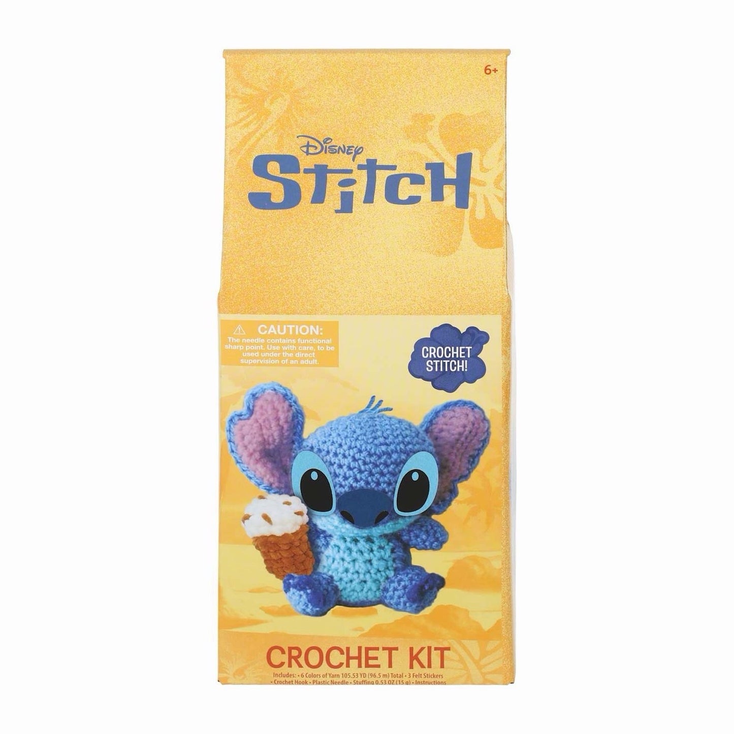 🔥Disney Stitch Crochet Kit Stitch Ice Cream BNWT🔥