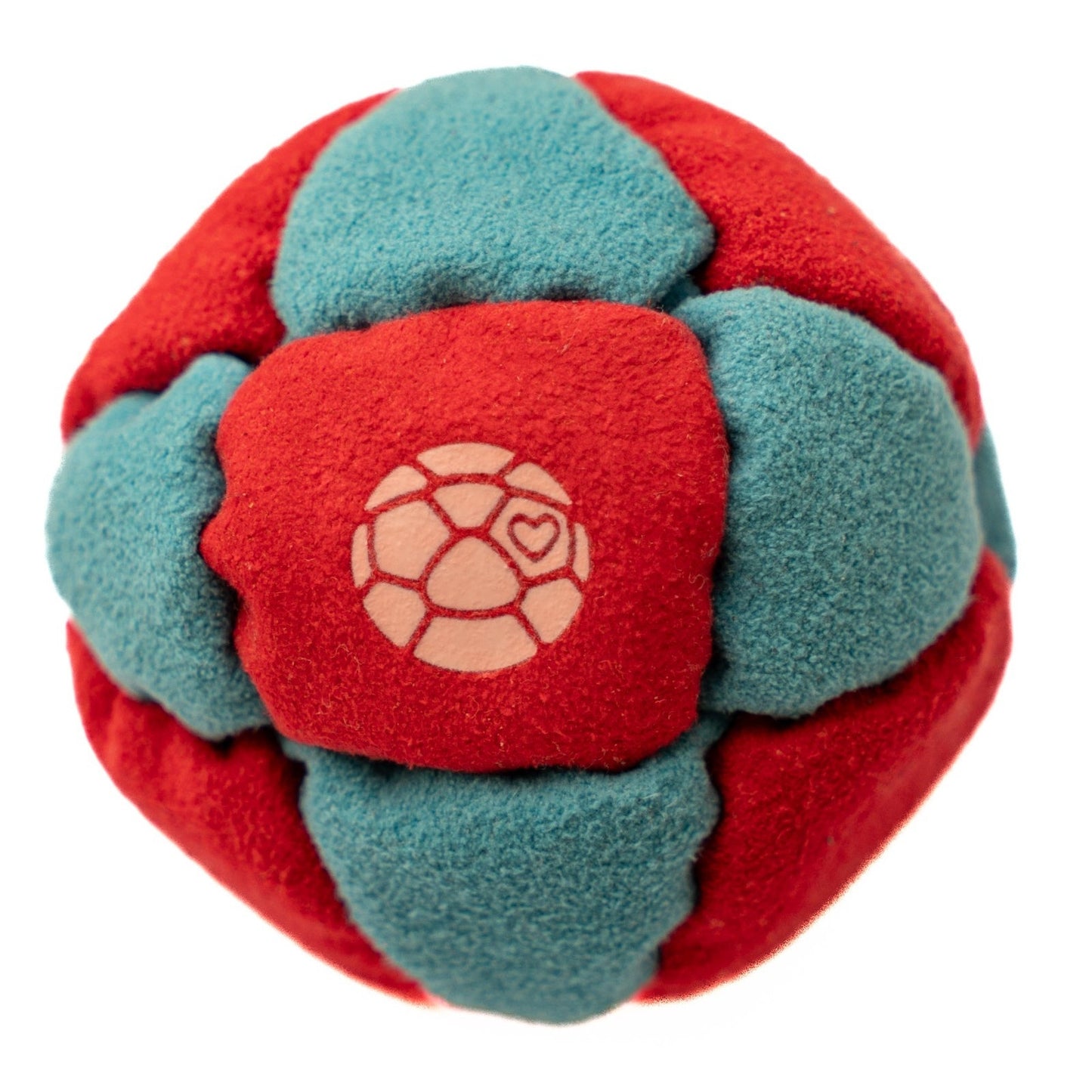 🔥Haniabag Adventurer 14 Panel Footbag Hacky Sack RED/BLUE BNWT🔥